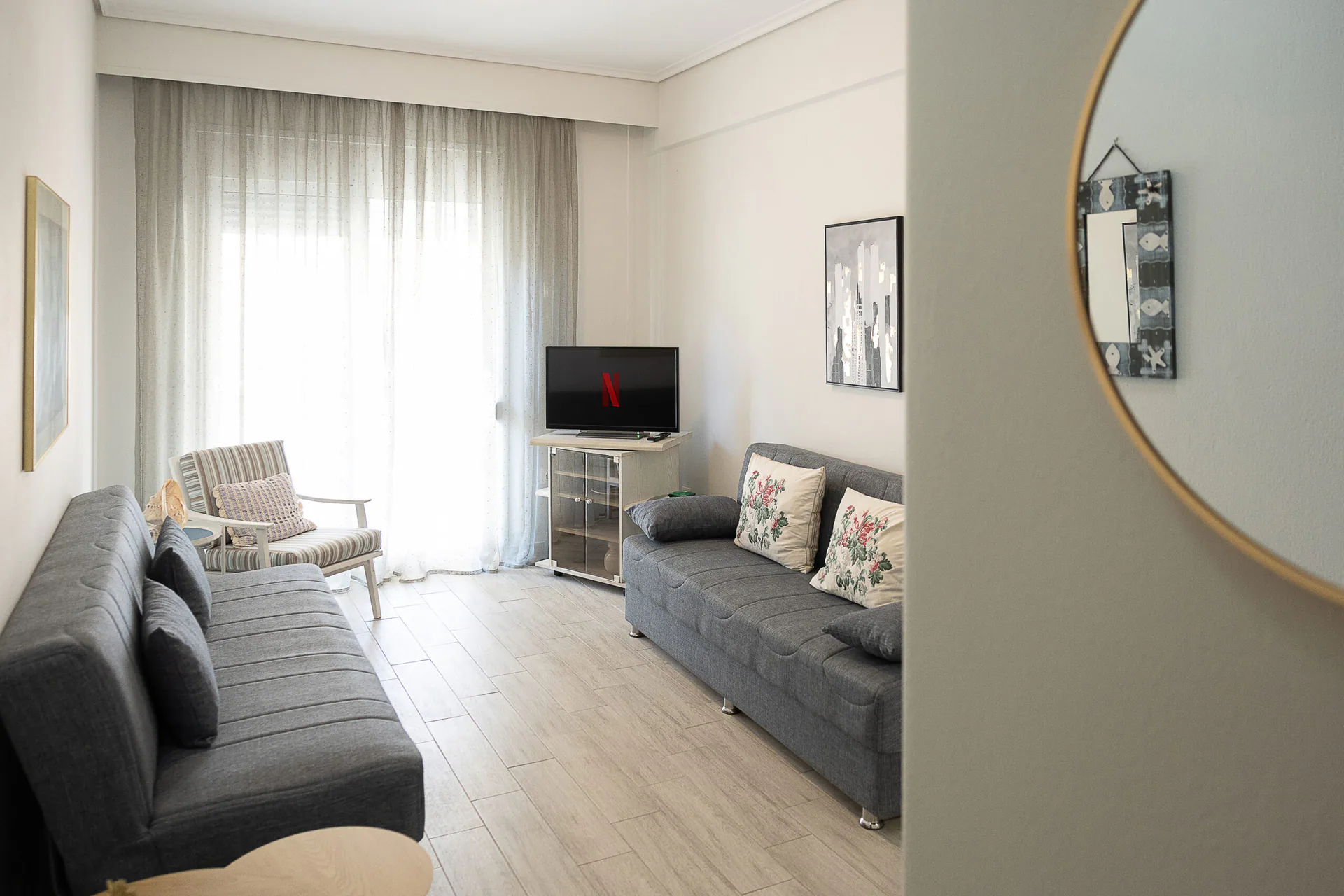 Zeusplace Paralia Apartment 2 and Private Parking 3
